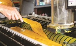 offset printing set up