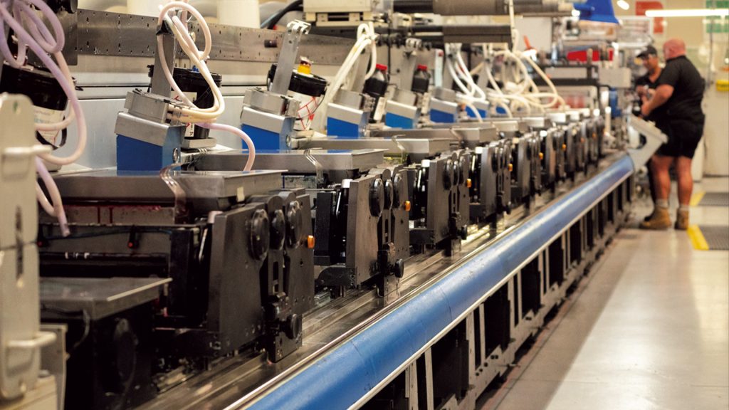 flexographic label press