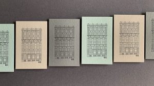 letterpress bus cards