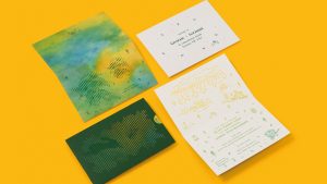 multi colour invite